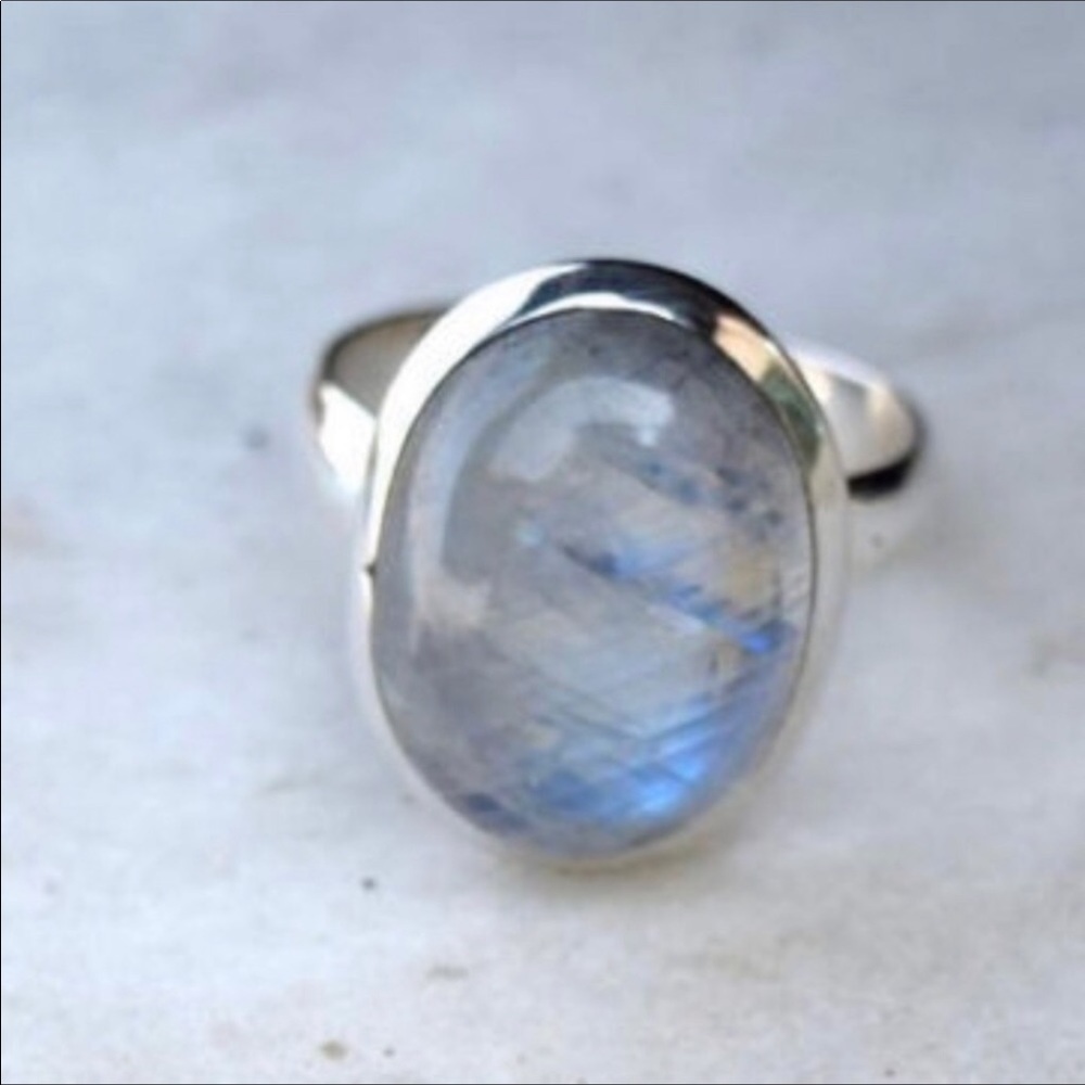 Simulated Moonstone Ring